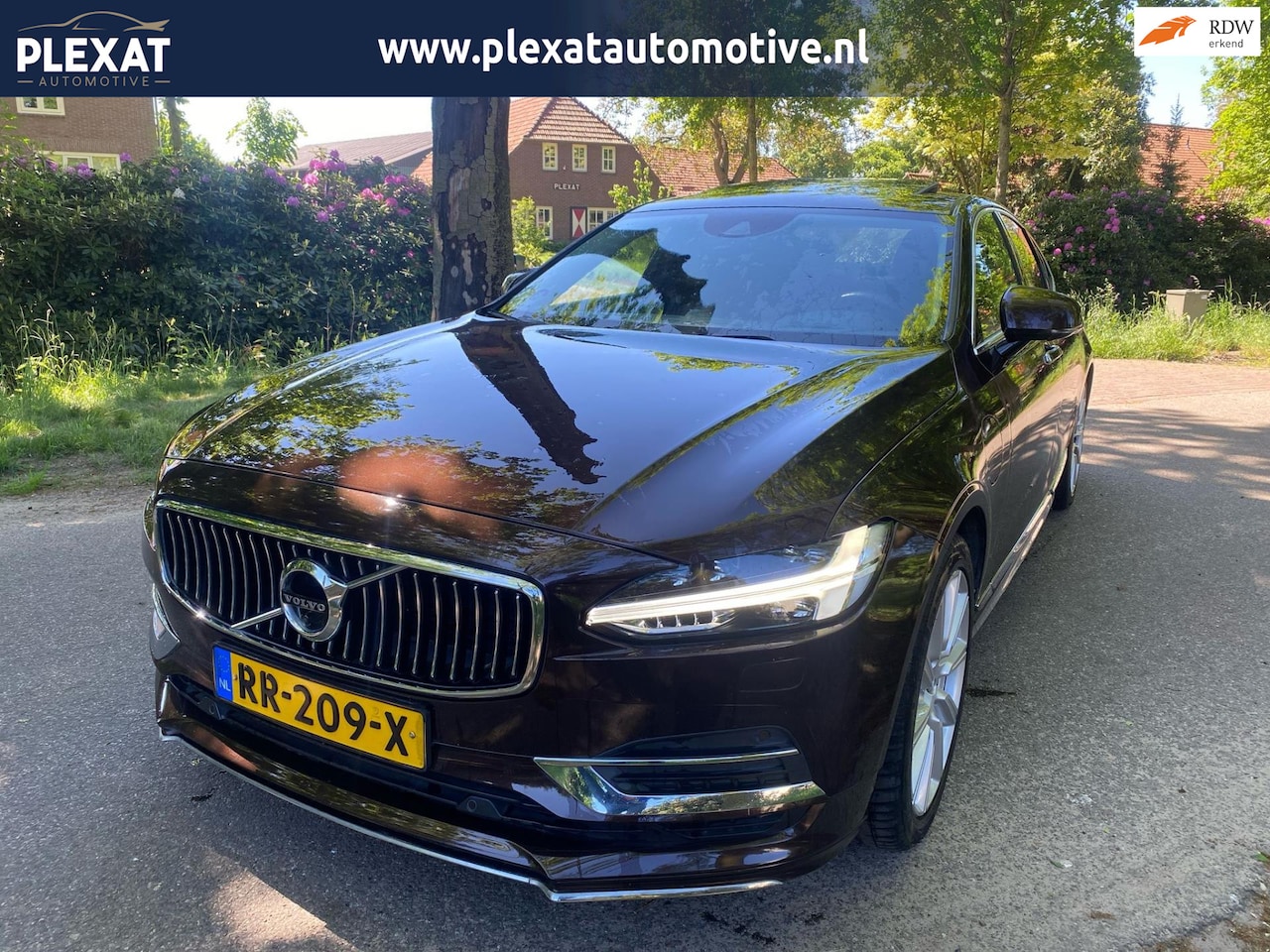 Volvo S90 - 2.0 T8 AWD Inscription Aut. | Orig. NL | Bowers & Wilkins | Panorama | Maple Brown | HUD | - AutoWereld.nl