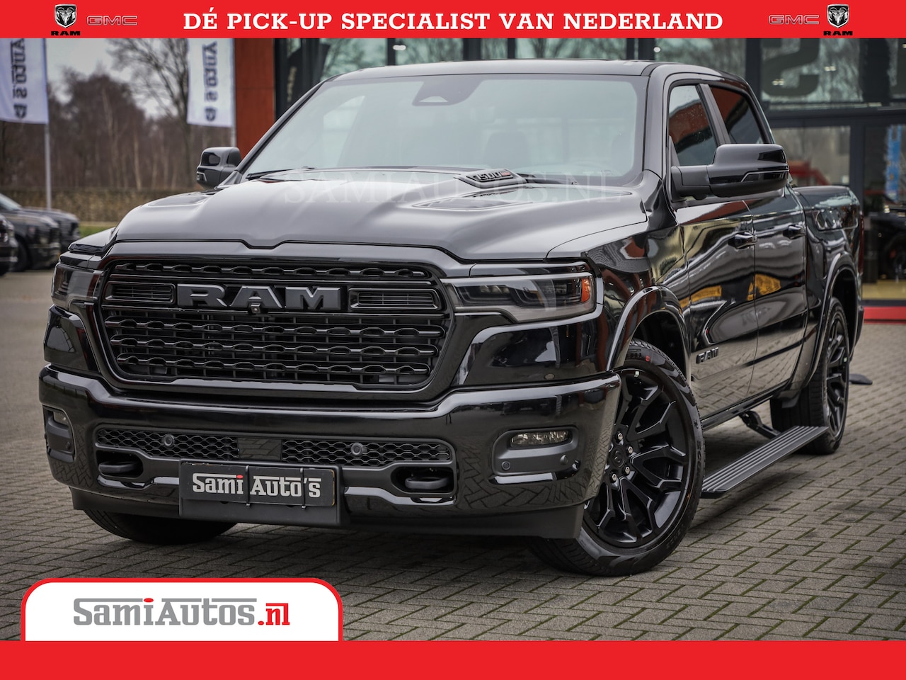 Dodge Ram 1500 - Limited Night High Output 540HP 706Nm | Massage + Full Option | De Meest Luxe en Volle Pic - AutoWereld.nl