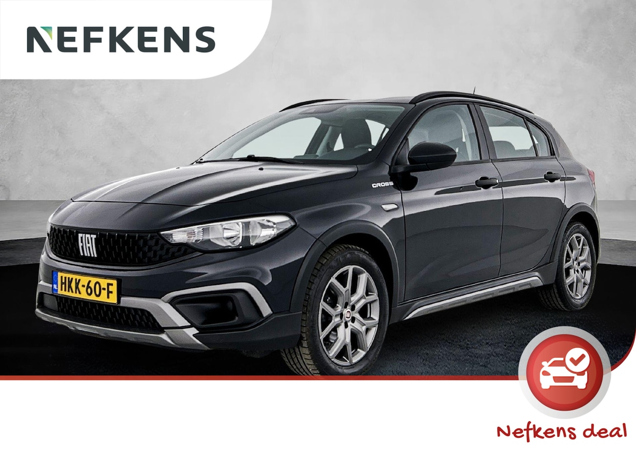 Fiat Tipo Cross - Hybrid 130 pk Automaat | Navigatie | Achteruitrijcamera | LED Dagrijverlichting | Lederen - AutoWereld.nl