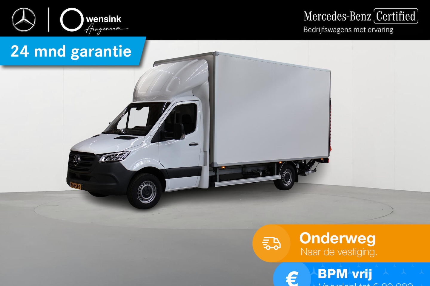 Mercedes-Benz Sprinter - 317 CDI Aut. | Bakwagen met DHollandia Laadklep | Zijdeur | NIEUW! | MBUX 10" | LED | Groo - AutoWereld.nl
