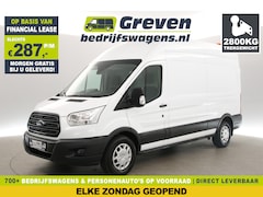 Ford Transit - 350 2.0 TDCI L3H3 2800kg Trekgew. Airco Cruise Kasten Parkeersensoren Inrichting 3 Persoon