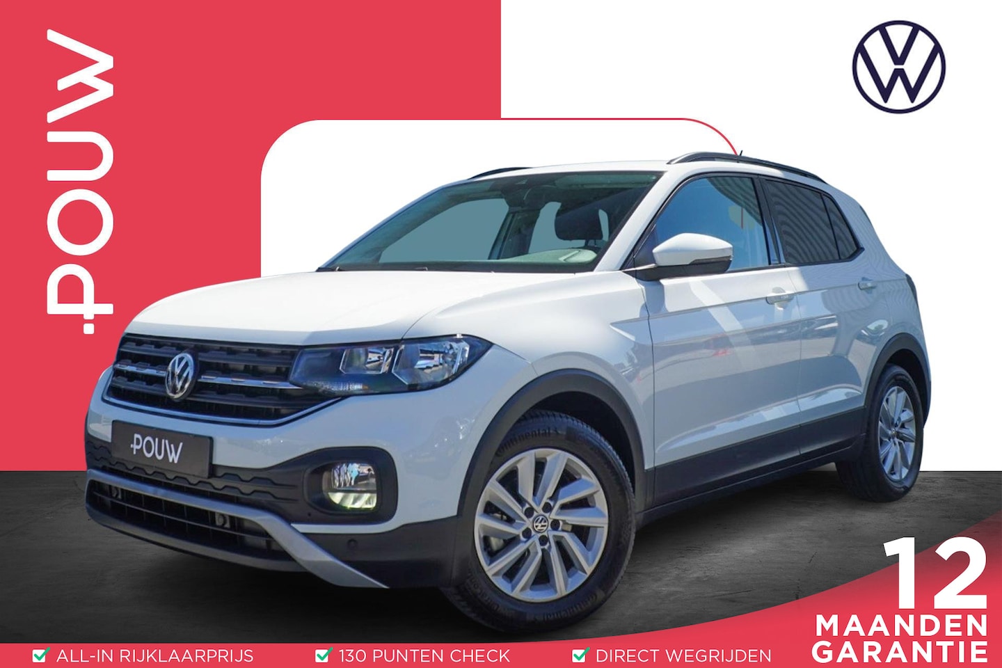 Volkswagen T-Cross - 1.0 TSI 95pk Life | Trekhaak | Adaptive Cruise Control | Apple CarPlay / Android Auto - AutoWereld.nl