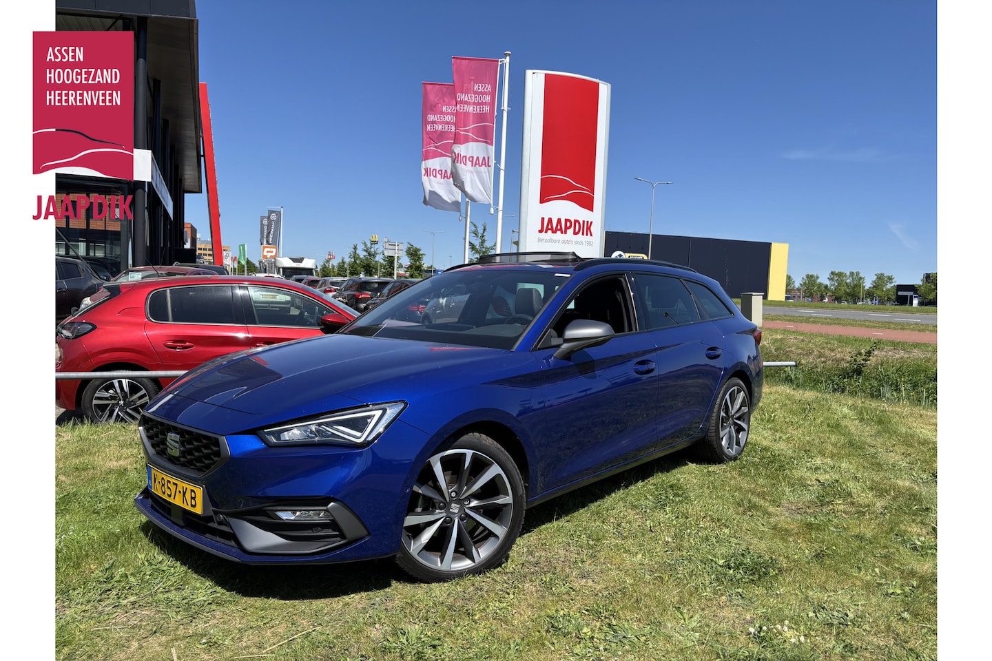 Seat Leon Sportstourer - BWJ 2021 1.5 150 PK TSI FR Launch Edition TREKHAAK / APPLE CARPLAY / ANDROID AUTO / NAVI / - AutoWereld.nl