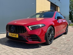Mercedes-Benz A-klasse - A 180 Business Solution AMG | NL Auto | Sfeerverlichting | Burmester | Pano | Memory | Sto