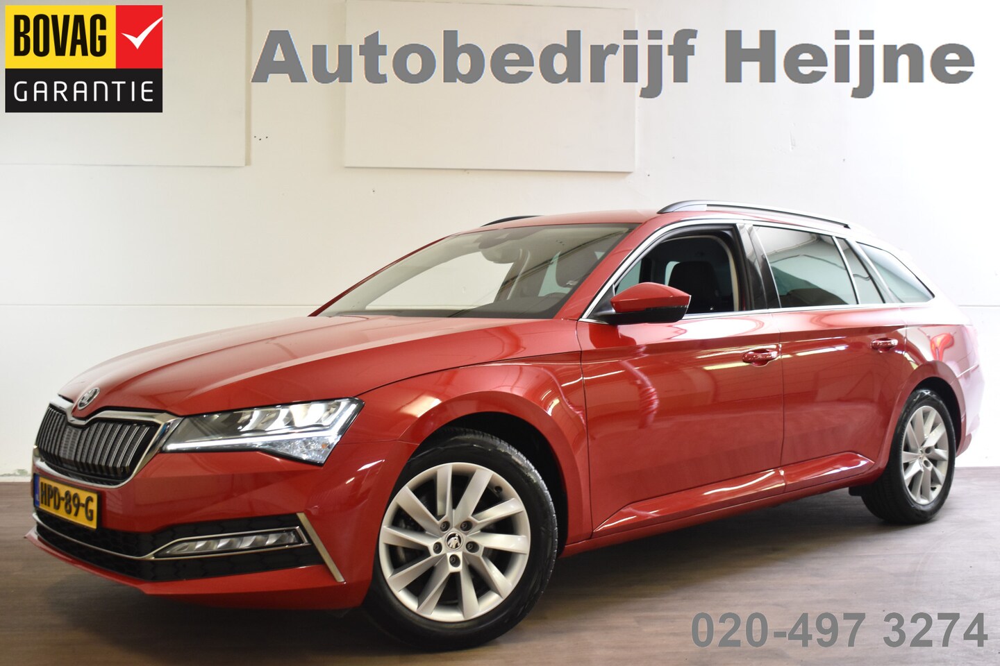 Skoda Superb Combi - iV 218PK DSG HYBRID BUSINESS+ VIRTUAL/NAVI/TREKHAAK - AutoWereld.nl