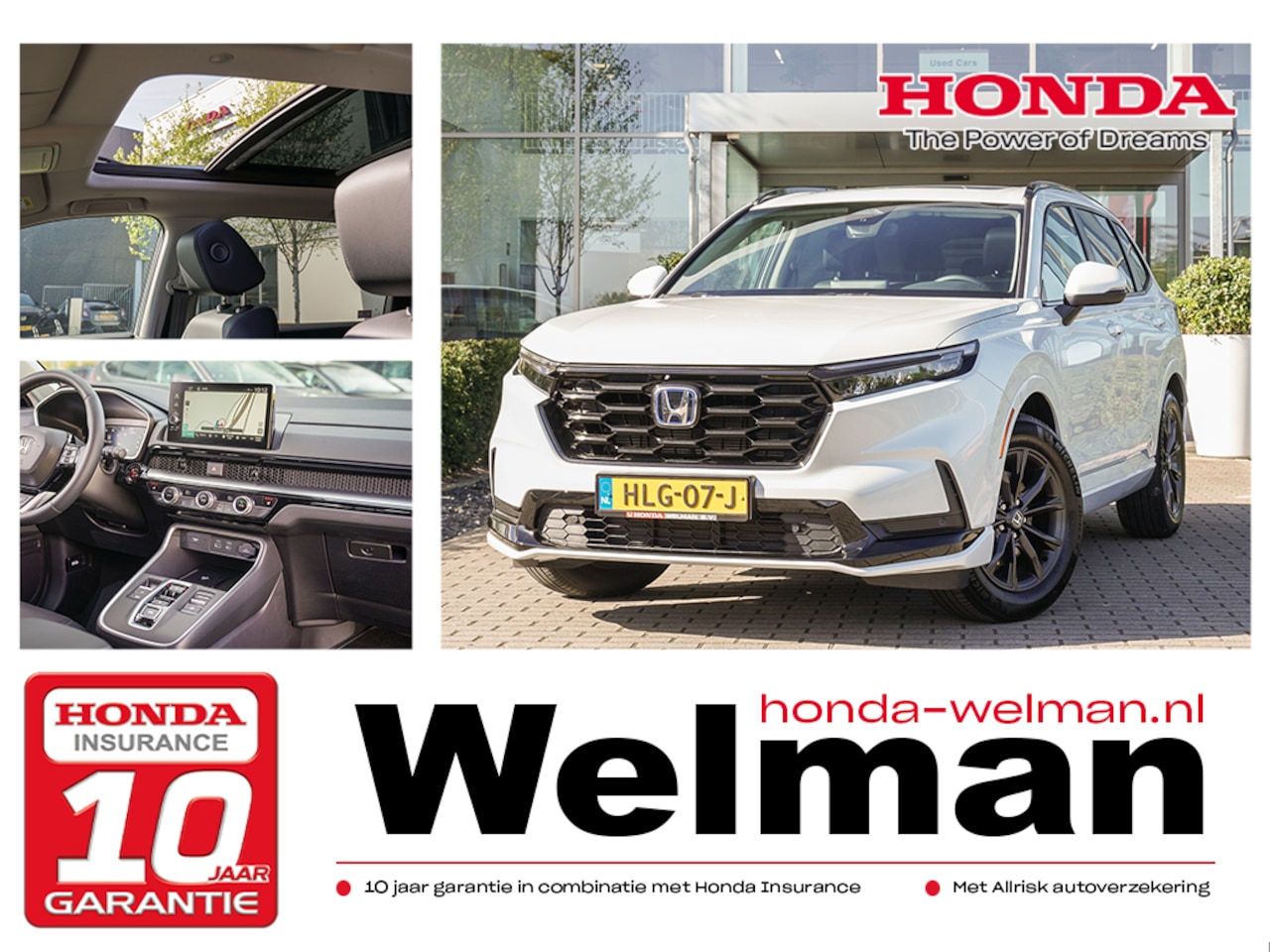 Honda CR-V - 2.0i e:HEV LUXURY EDITION - NIEUW - SPORT PAKKET - FULL HYBRID - AutoWereld.nl