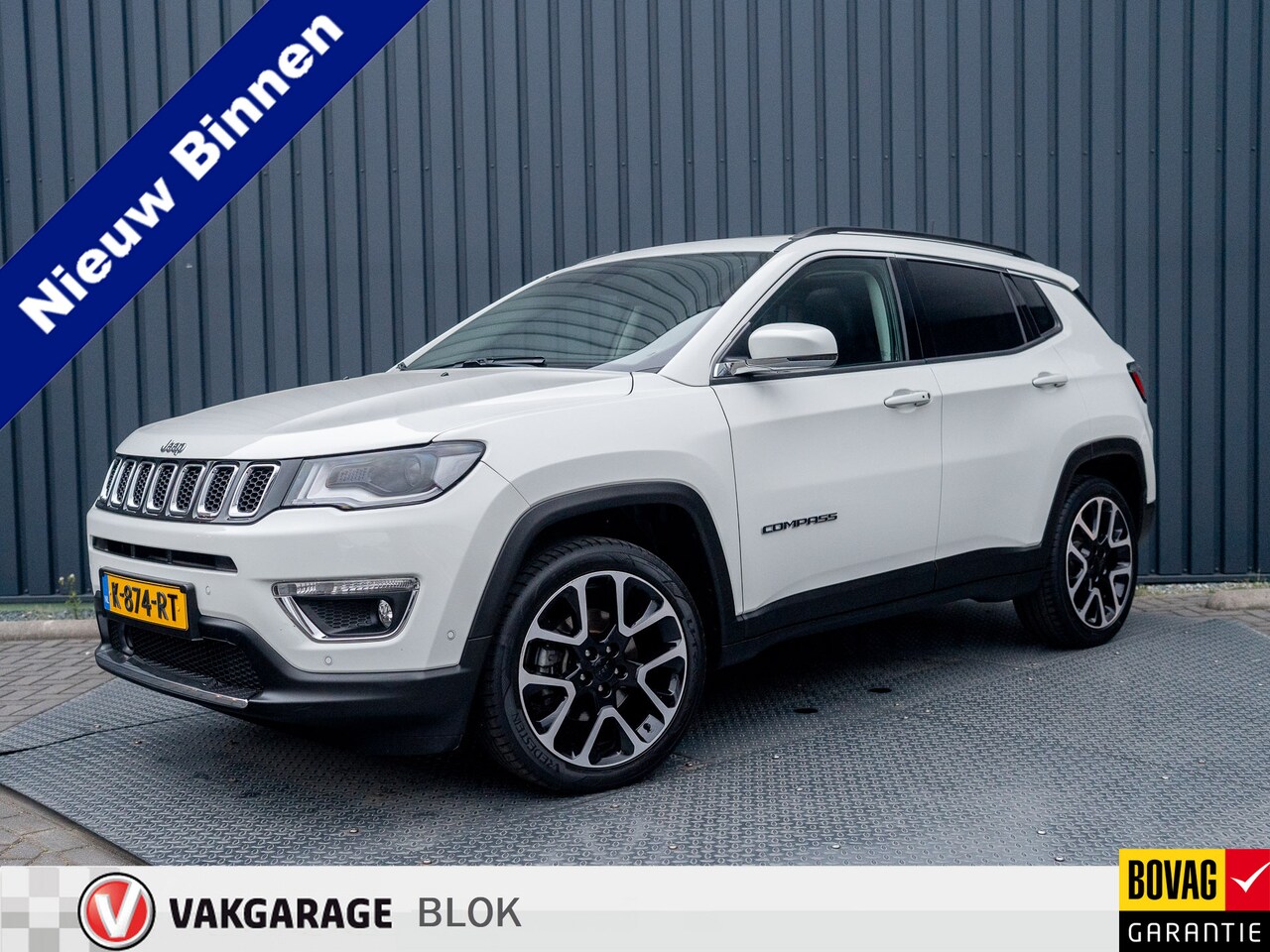 Jeep Compass - 1.3T Limited | Trekhaak | Panodak | Camera | 19'' | Apple carplay / Android auto | Prijs R - AutoWereld.nl