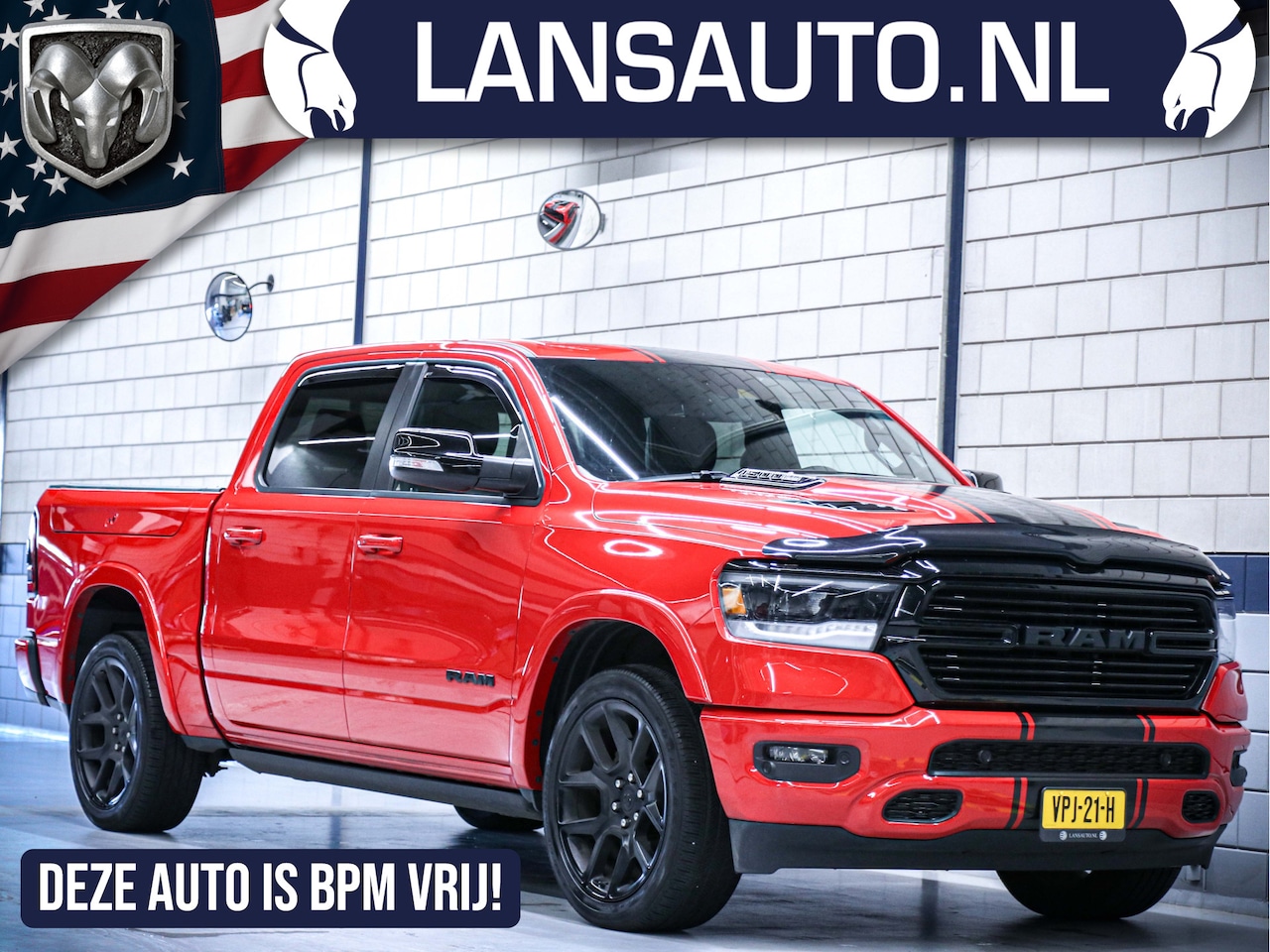 Dodge Ram 1500 - Laramie Night Rambox + MWK | 5.7L HEMI V8 400PK - AutoWereld.nl