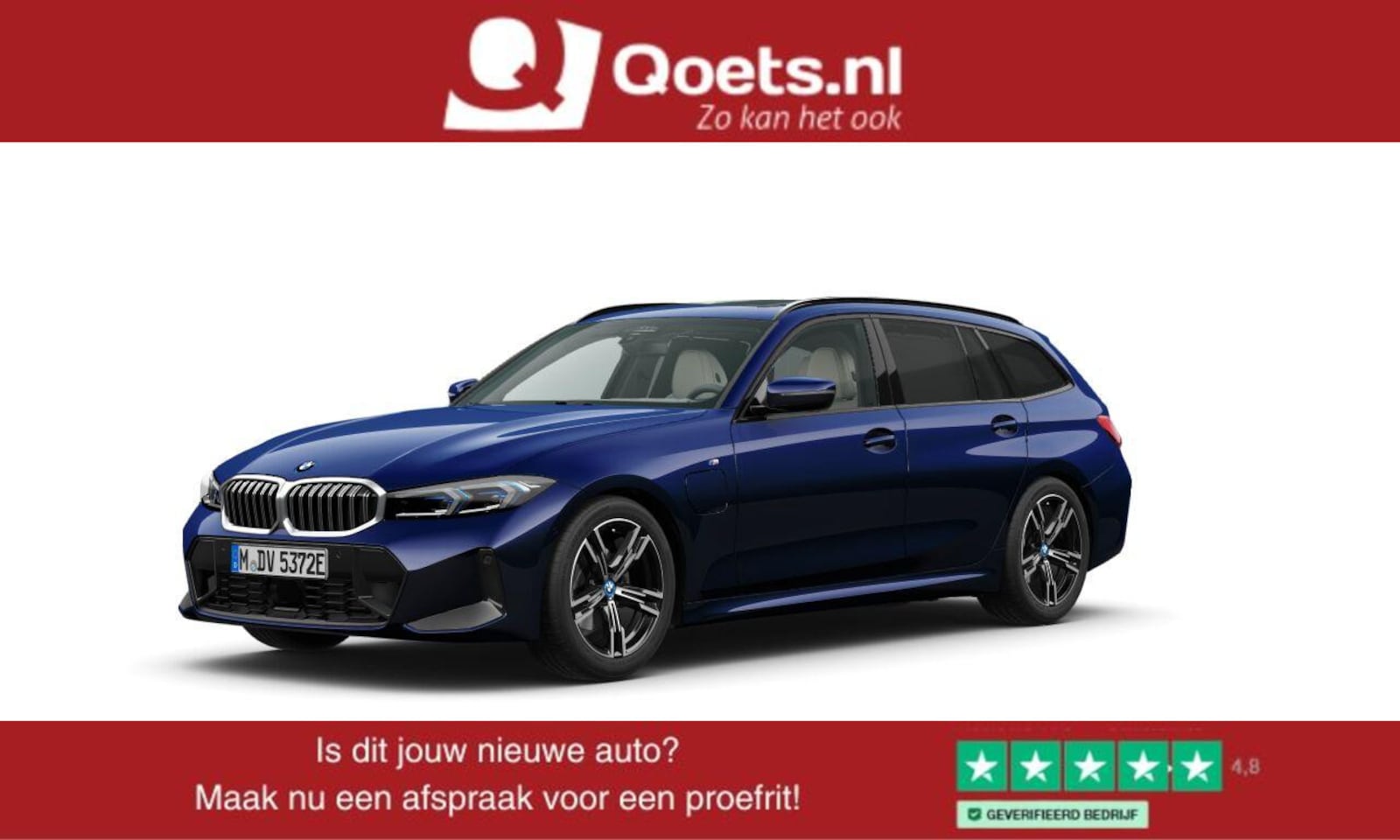 BMW 3-serie Touring - 330e High Executive M Sport - Panoramadak - Parking/Driving Assistant - Hifi - Getinte Rui - AutoWereld.nl