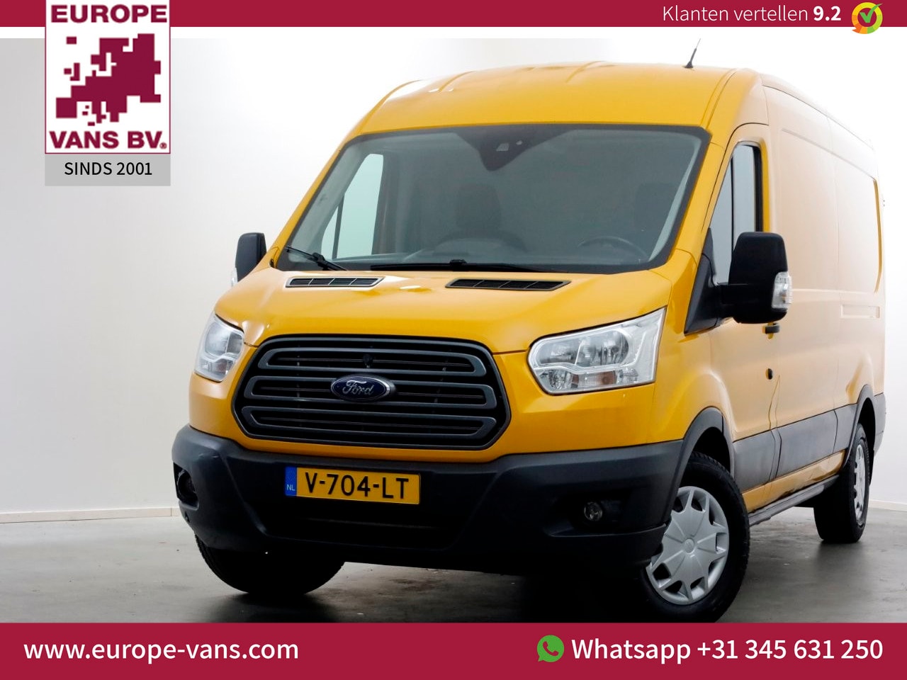 Ford Transit - 350 2.0 TDCI 130pk E6 L3H2 Trend Airco/Trekhaak 2800kg 03-2018 - AutoWereld.nl