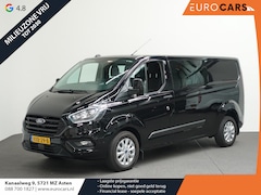 Ford Transit Custom - 300 2.0 TDCI L2H1 Trend Dubbele Cabine Automaat Airco Navi Cruise Camera Parkeersensoren