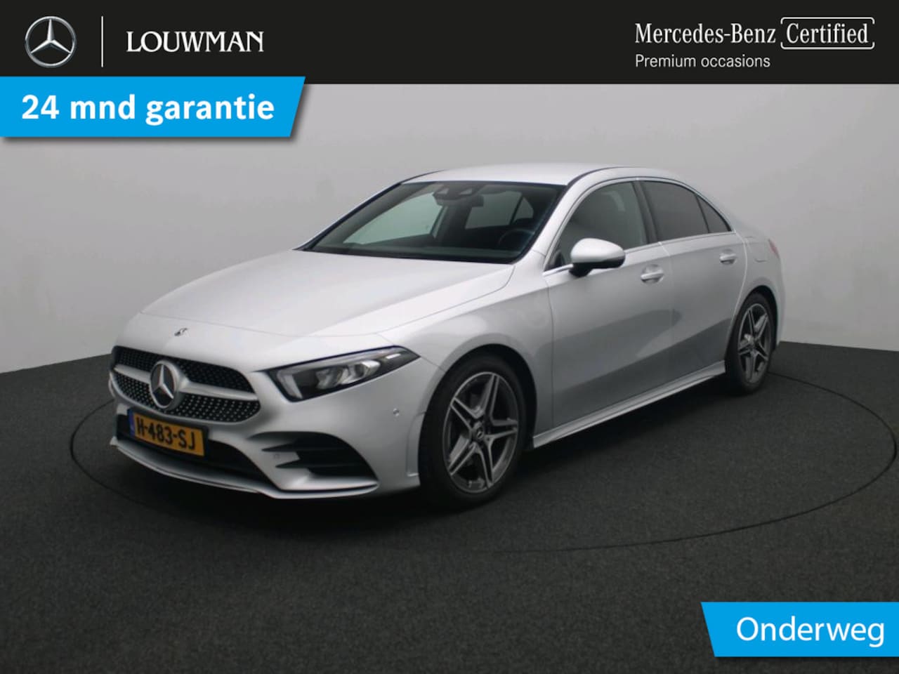 Mercedes-Benz A-klasse - 180 Business Solution AMG AMG Line | Ledkoplampen | Stoelverwarming | Achteruitrijcamera | - AutoWereld.nl