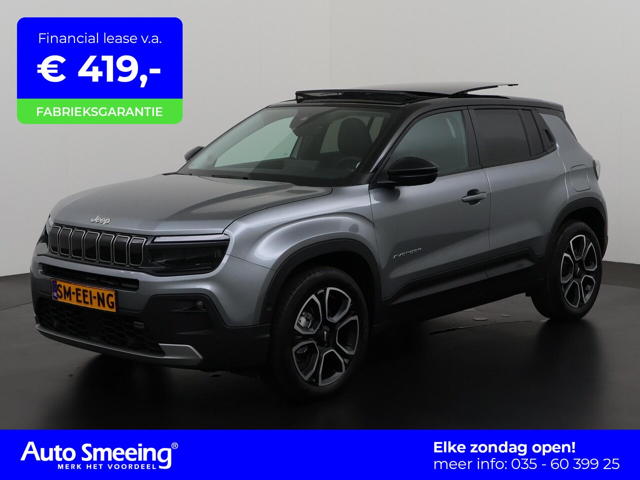 Jeep Avenger - 1.2 e-Hybrid Summit DCS | Schuifdak | Camera | Elek. Achterklep | Leder | JBL-Sound | Zond - AutoWereld.nl
