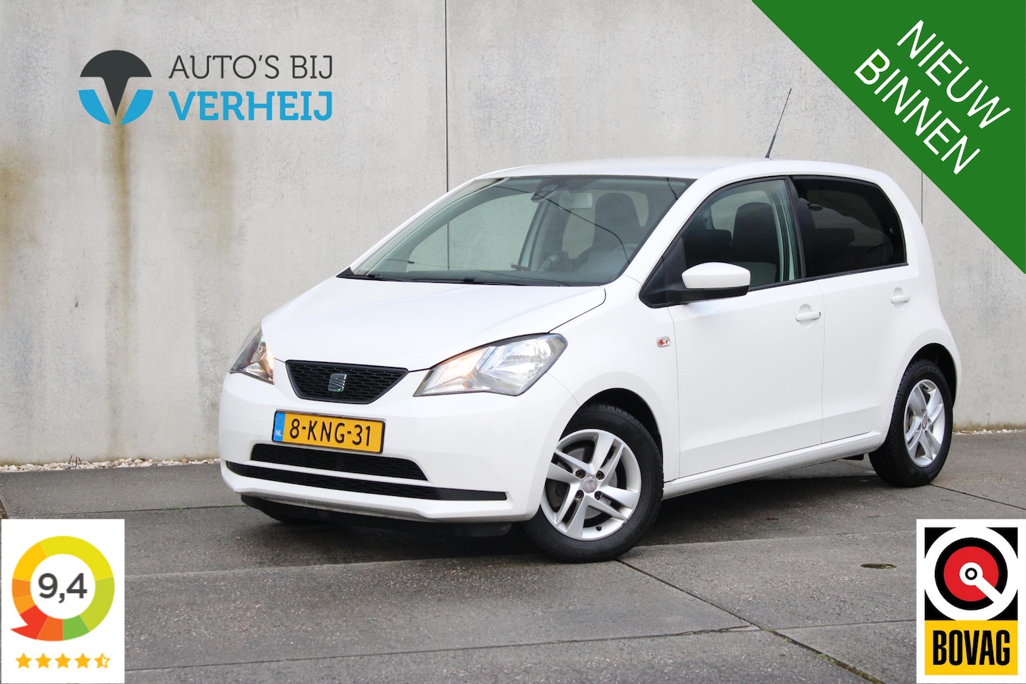 Seat Mii - 1.0 Style / 5-DRS / AIRCO / PRIVACY GLASS  / NAVI / LM VELGEN - AutoWereld.nl