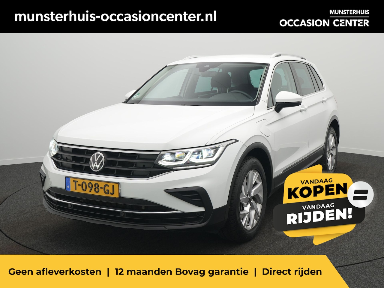 Volkswagen Tiguan - 1.4 TSI eHybrid R-Line Business+ - RIJKLAARPRIJS - Stuur- en Stoelverwarming - Achteruitri - AutoWereld.nl