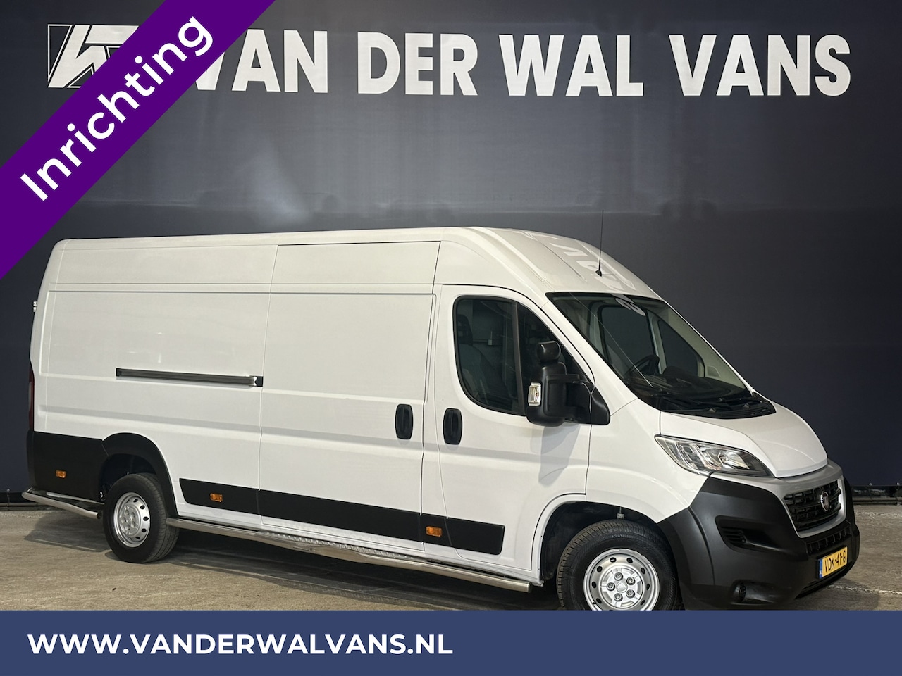 Fiat Ducato - 3.0 NP 136pk L4H2 Post NL inrichting Euro6 Airco | sidebars, 270 graden achterdeuren, scha - AutoWereld.nl