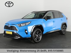 Toyota RAV4 - 2.5 HYBRID BI-TONE PACK AUTOMAAT TREKHAAK. ALARM.GARANTIE TOT 2030