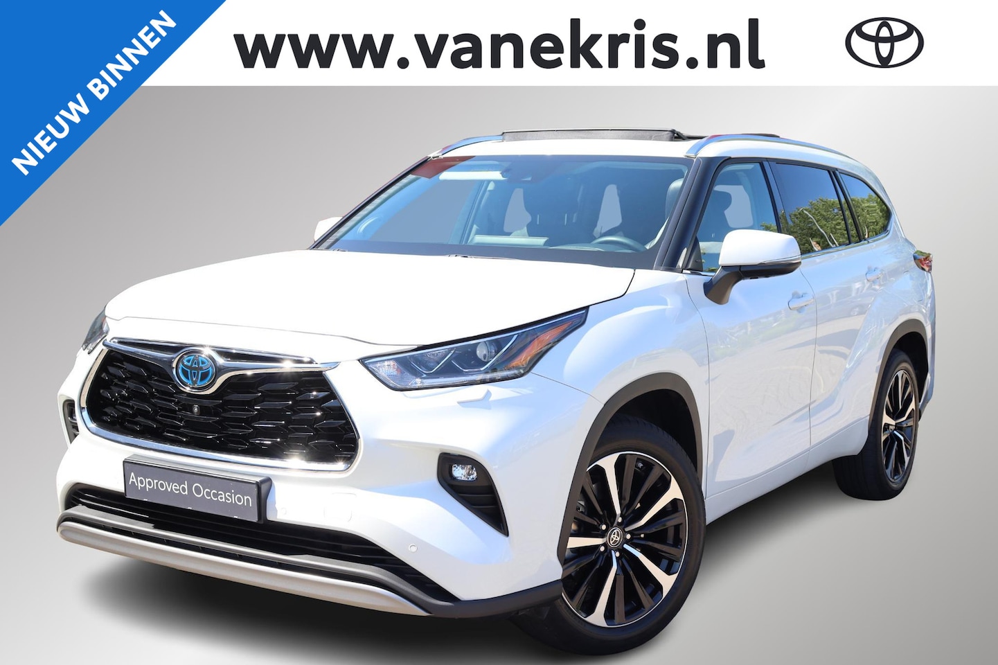 Toyota Highlander - 2.5 AWD Hybrid Premium 2.5 AWD Hybrid Premium, Panodak - AutoWereld.nl
