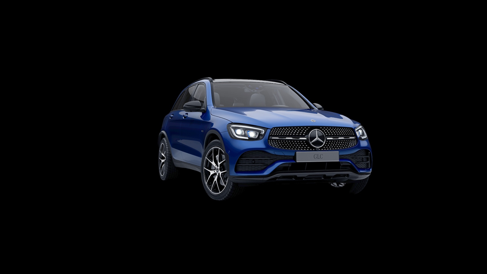 Mercedes-Benz GLC-klasse - 300de 4MATIC AMG Panoramadak|Camera 360°|Burmester®|Luchtvering|Keyless|Night pakket|Trekh - AutoWereld.nl