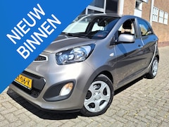 Kia Picanto - 1.0 CVVT Comfort Pack bj 2012 Grijs Met Airco 5 deurs Nw Apk Zeer Mooi