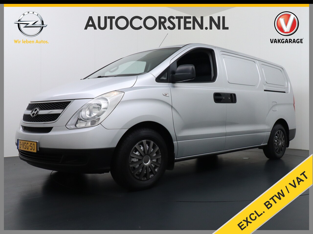 Hyundai H 300 - 2.5 CRDi Active 3-Persoons Airco Schuifdeur links en rechts Pdc Radio CD Keurige Bus ! Ach - AutoWereld.nl