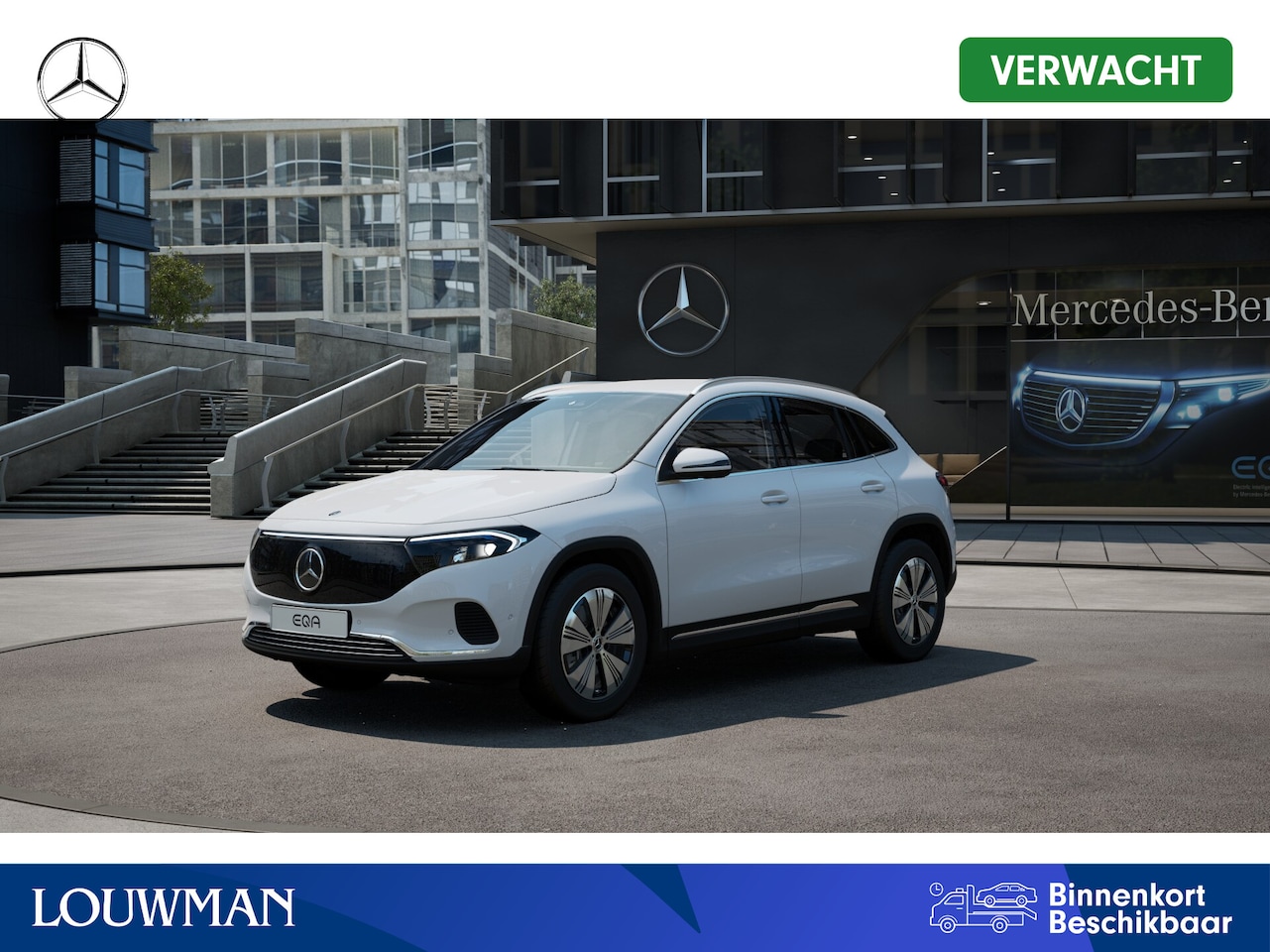 Mercedes-Benz EQA - 250+ Business Solution 71 kWh | Trekhaak | Parkeerpakket met achteruitrijcamera | EASY PAC - AutoWereld.nl