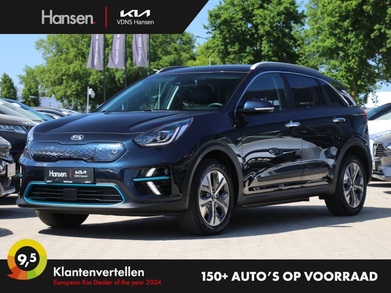 Kia e-Niro - DynamicPlusLine 64 kWh I 3-Fase I Navi I JBL I Dodehoekdetectie - AutoWereld.nl