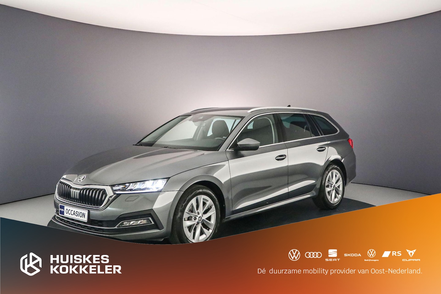 Skoda Octavia Combi - Business Edition 1.0 eTSI 110pk DSG Automaat Achteruitrijcamera, Cruise control, Navigatie - AutoWereld.nl