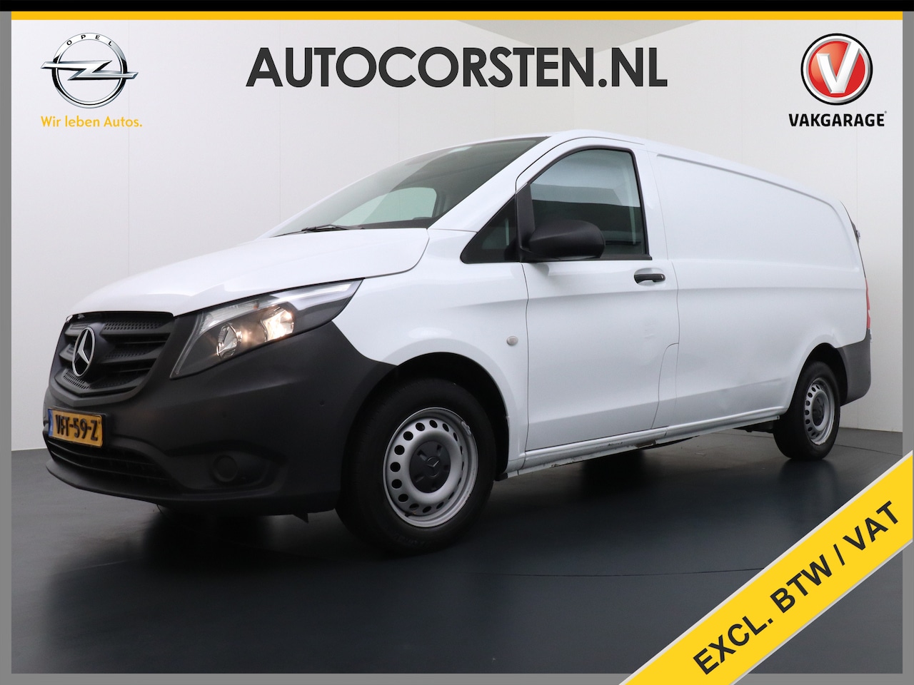 Mercedes-Benz Vito - 114CDI 136PK Lang Trekhaak Camera Navi Cruise Control Pdc Regen/Lichtsensor Park-Assistent - AutoWereld.nl