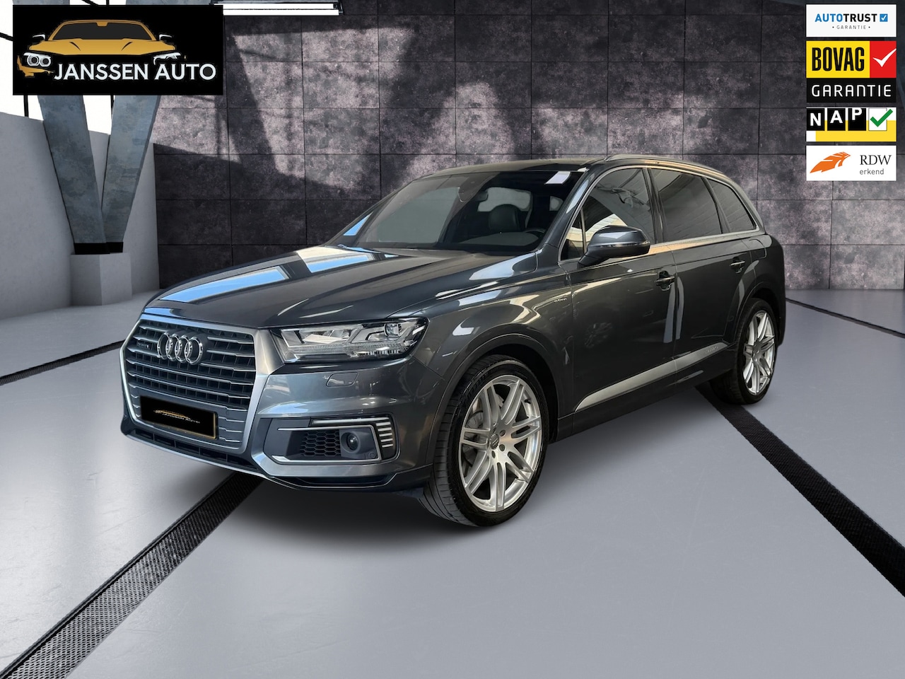 Audi Q7 - 3.0 TDI e-tron quattro Sport S-Line, Pano, Camera, Luchtvering, Adaptive, 1e eigenaar, NL - AutoWereld.nl