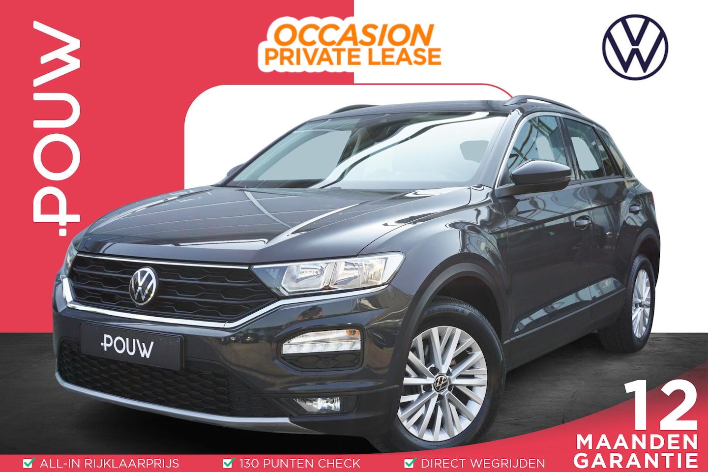 Volkswagen T-Roc - 1.0 TSI 110pk Style | Adaptive Cruise | Parkeersensoren | Airco - AutoWereld.nl