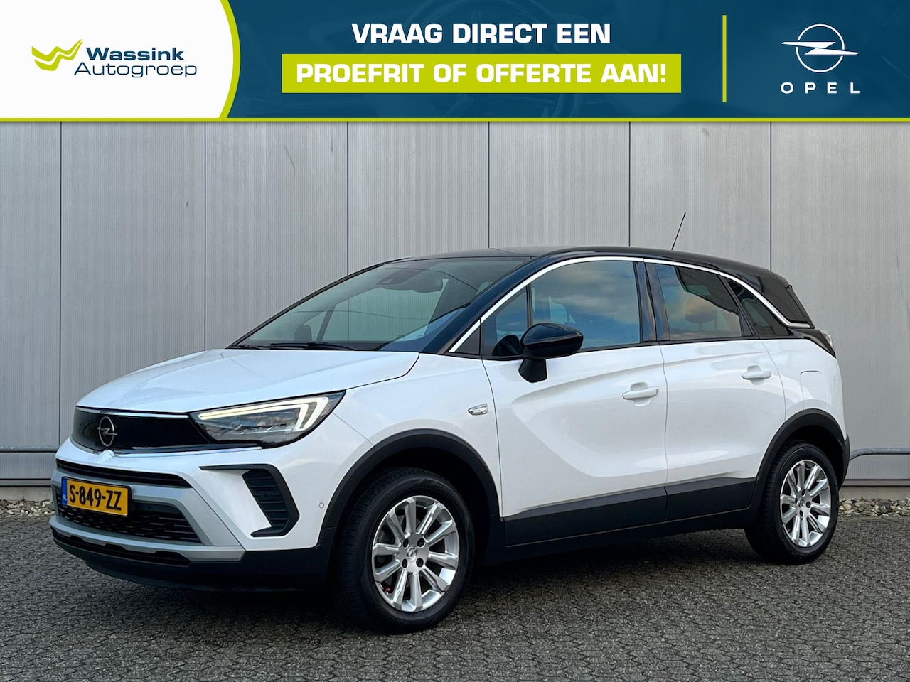 Opel Crossland - 1.2 Turbo 130pk Elegance Automaat | Navigatie | Camera | Stoel-/Stuurverwarming | Apple Ca - AutoWereld.nl