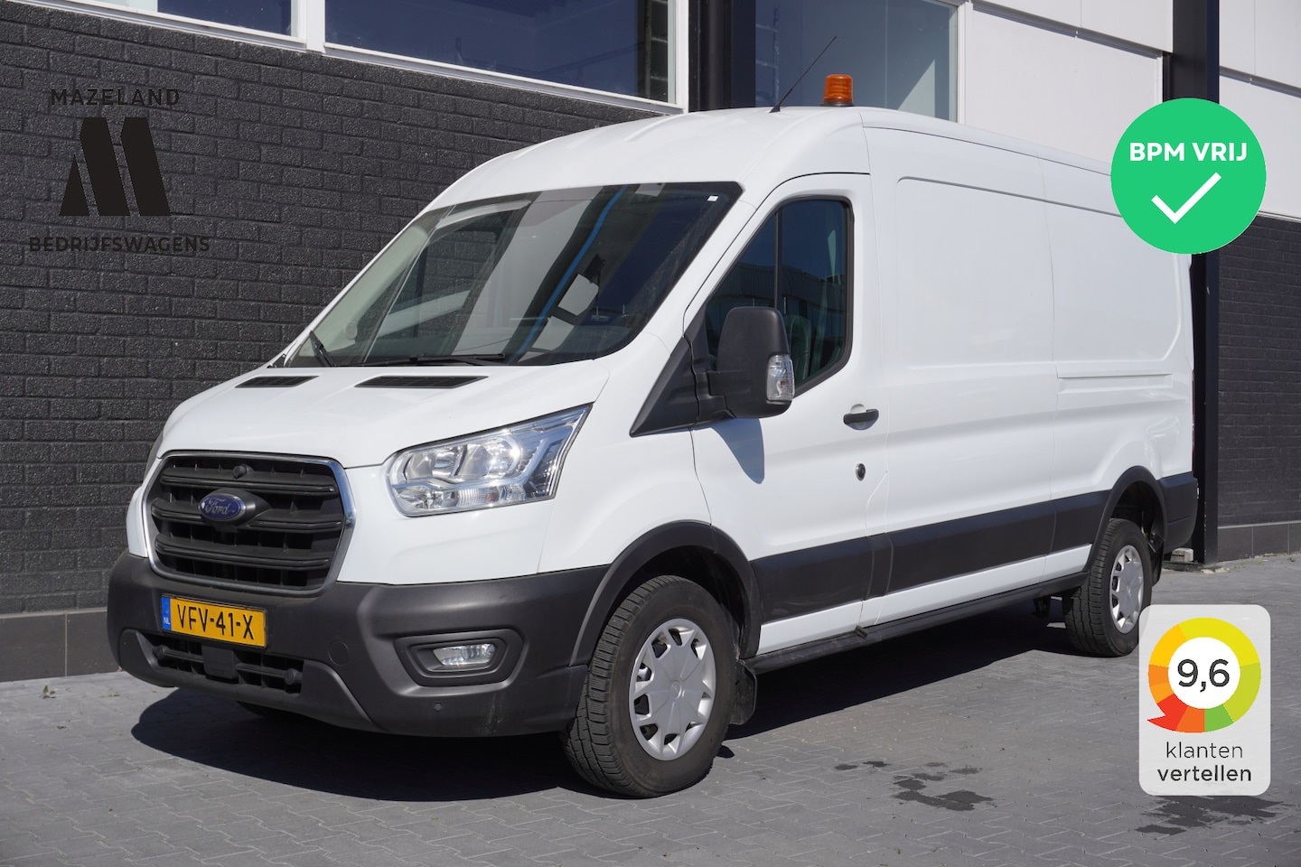Ford Transit - 2.0 TDCI 130PK L3H2 - EURO 6 - Airco - Navi - Cruise - € 14.900,- Excl. - AutoWereld.nl
