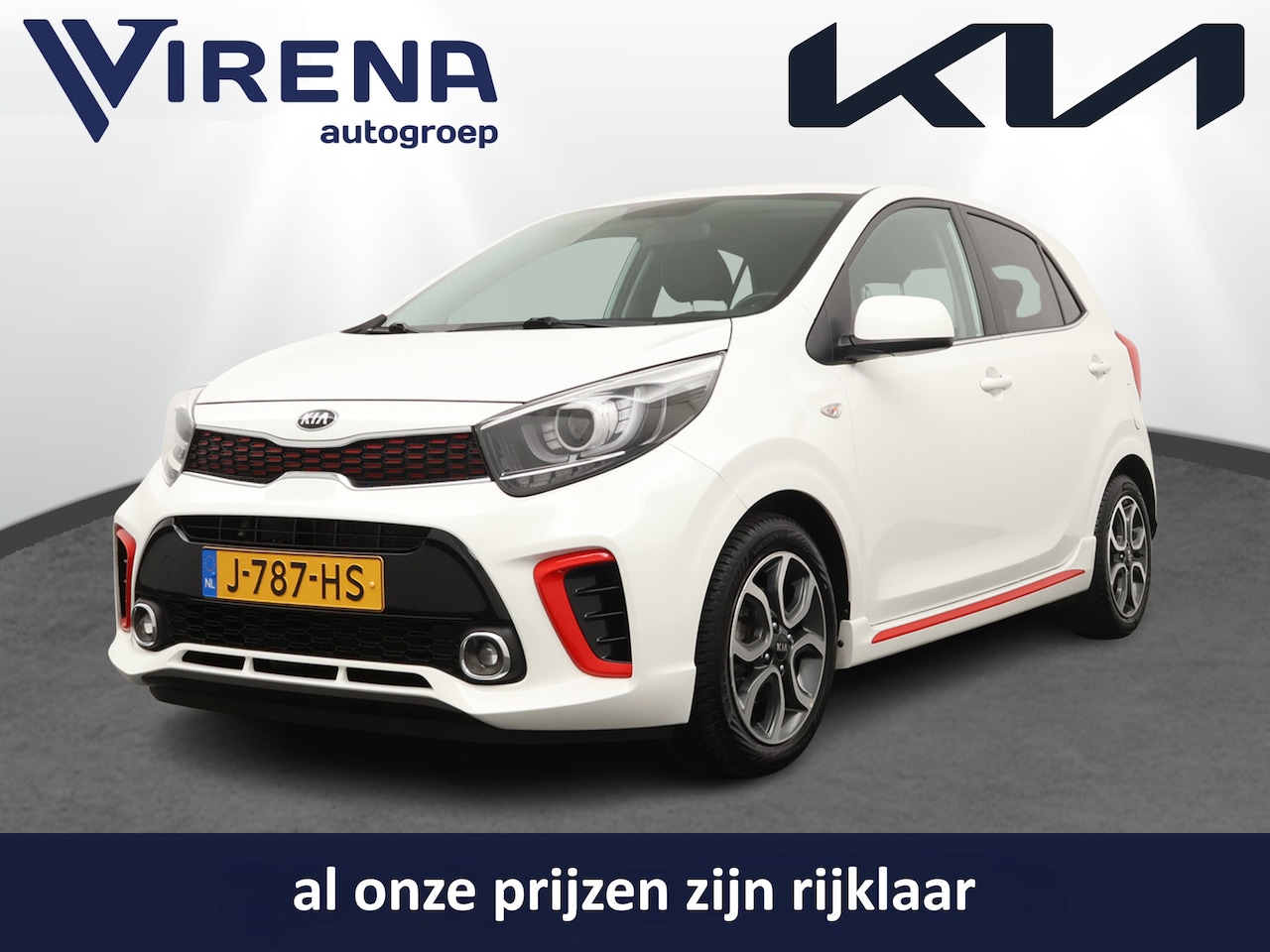 Kia Picanto - 1.0 MPi GT-Line Edition - Apple CarPlay / Android Auto - Navigatie - Cruise Control - Airc - AutoWereld.nl