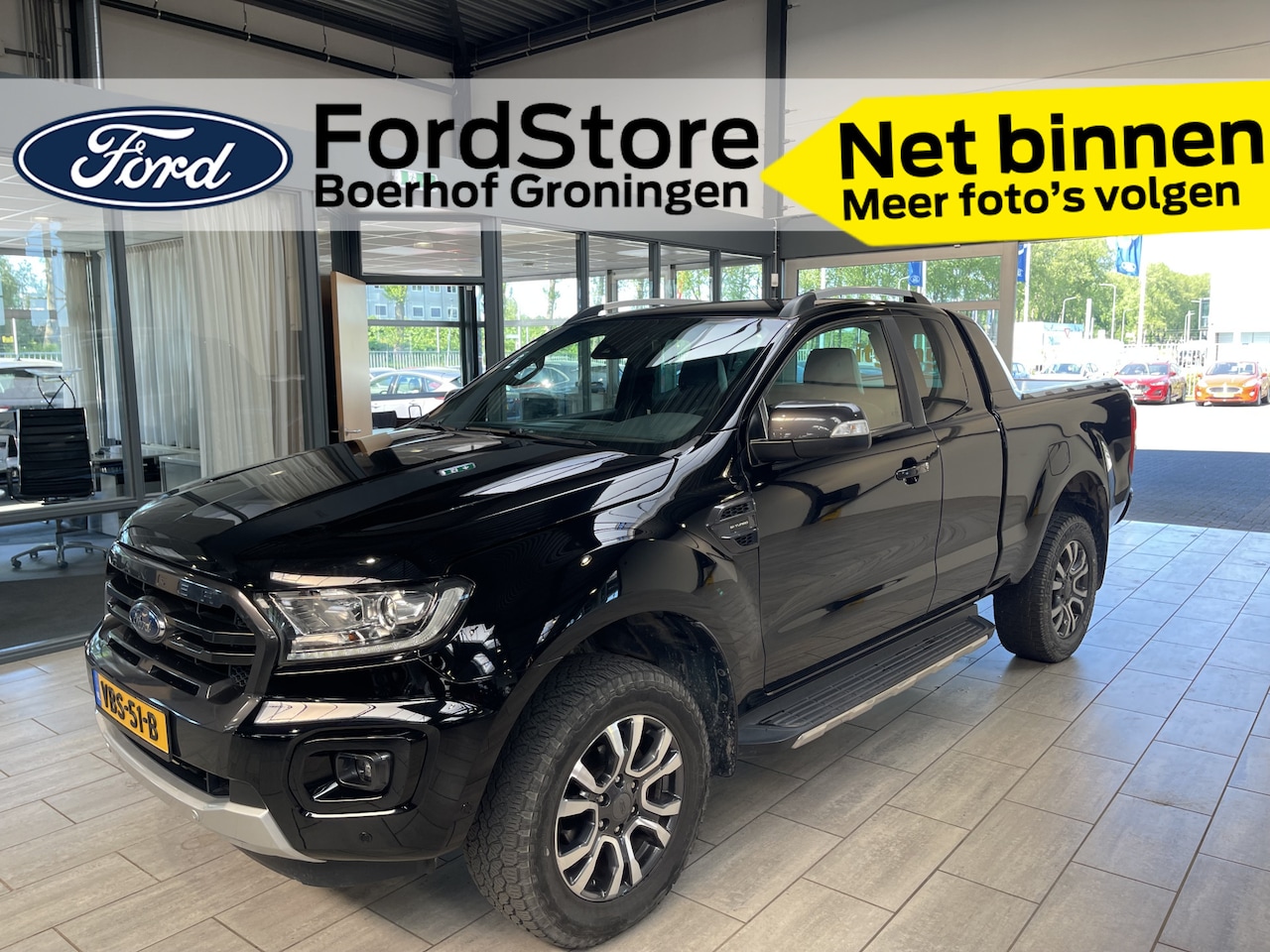 Ford Ranger - 2.0 EcoBlue 213 pk Wildtrak Supercab | Trekhaak | Camera | Leer | Adapt. cruise | Roller t - AutoWereld.nl