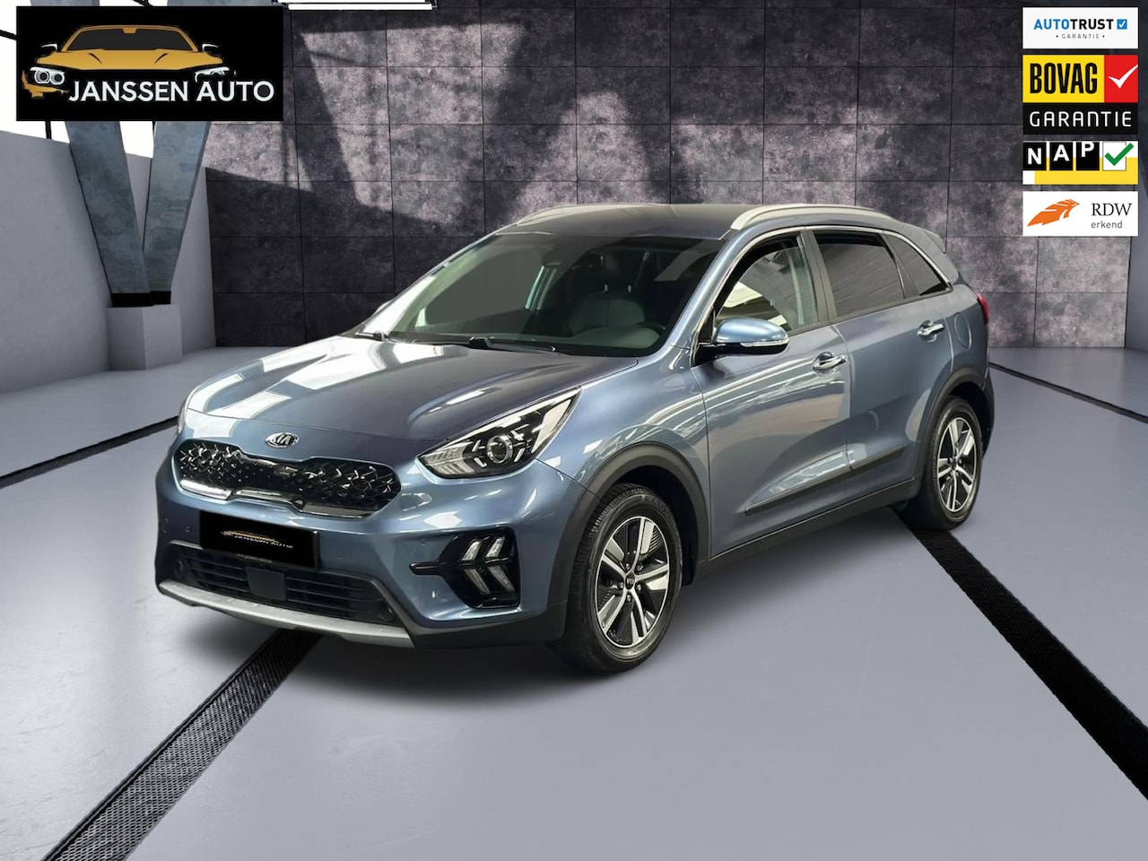 Kia Niro - 1.6 GDi Hybrid DynamicLine 1.6 GDi Hybrid DynamicLine, Automaat, Camera, JBL, Fabrieksgarantie - AutoWereld.nl