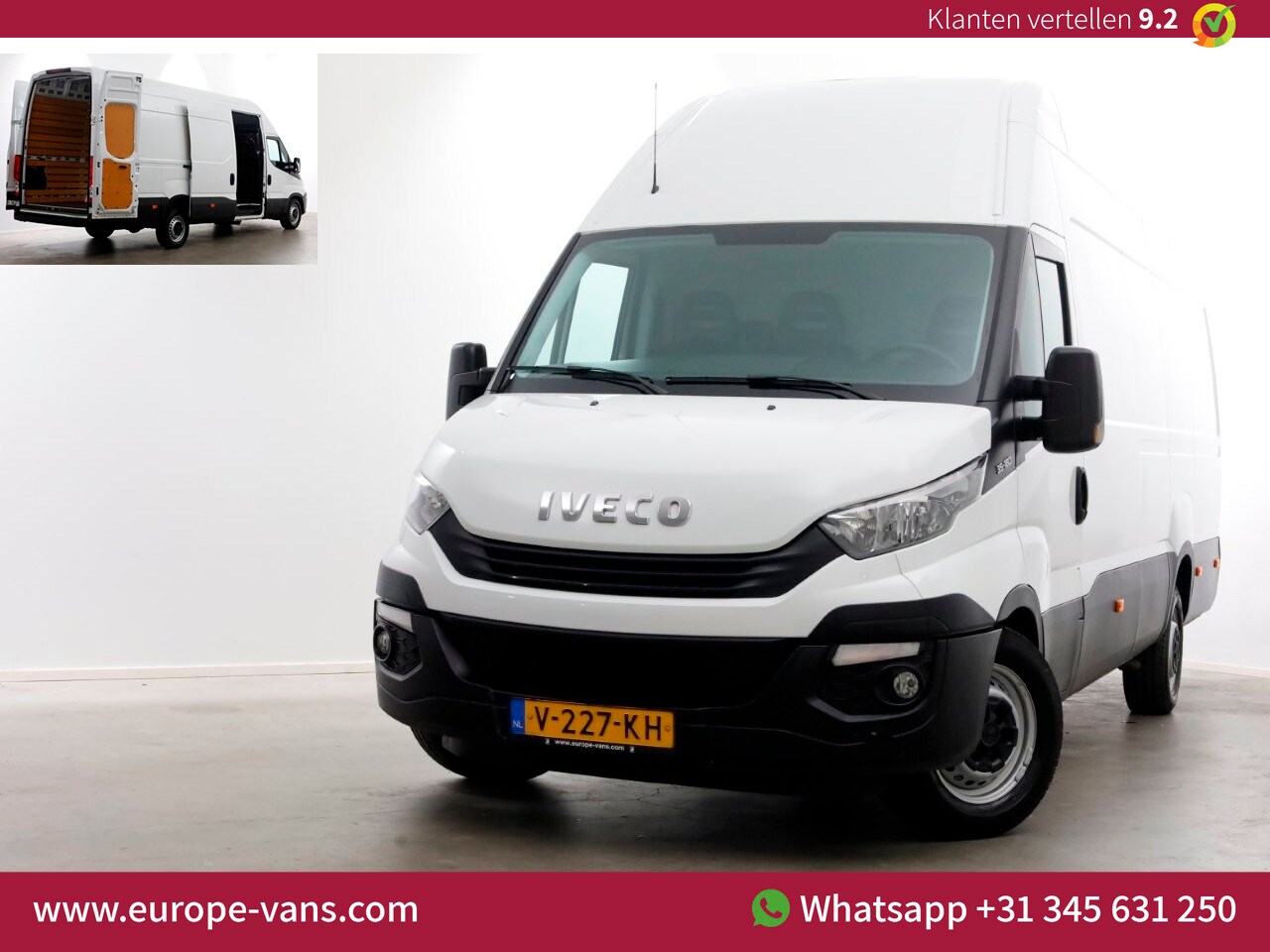 Iveco Daily - 35S18 3.0 180pk Euro6 L4H3 Maxi Airco 11-2017 - AutoWereld.nl