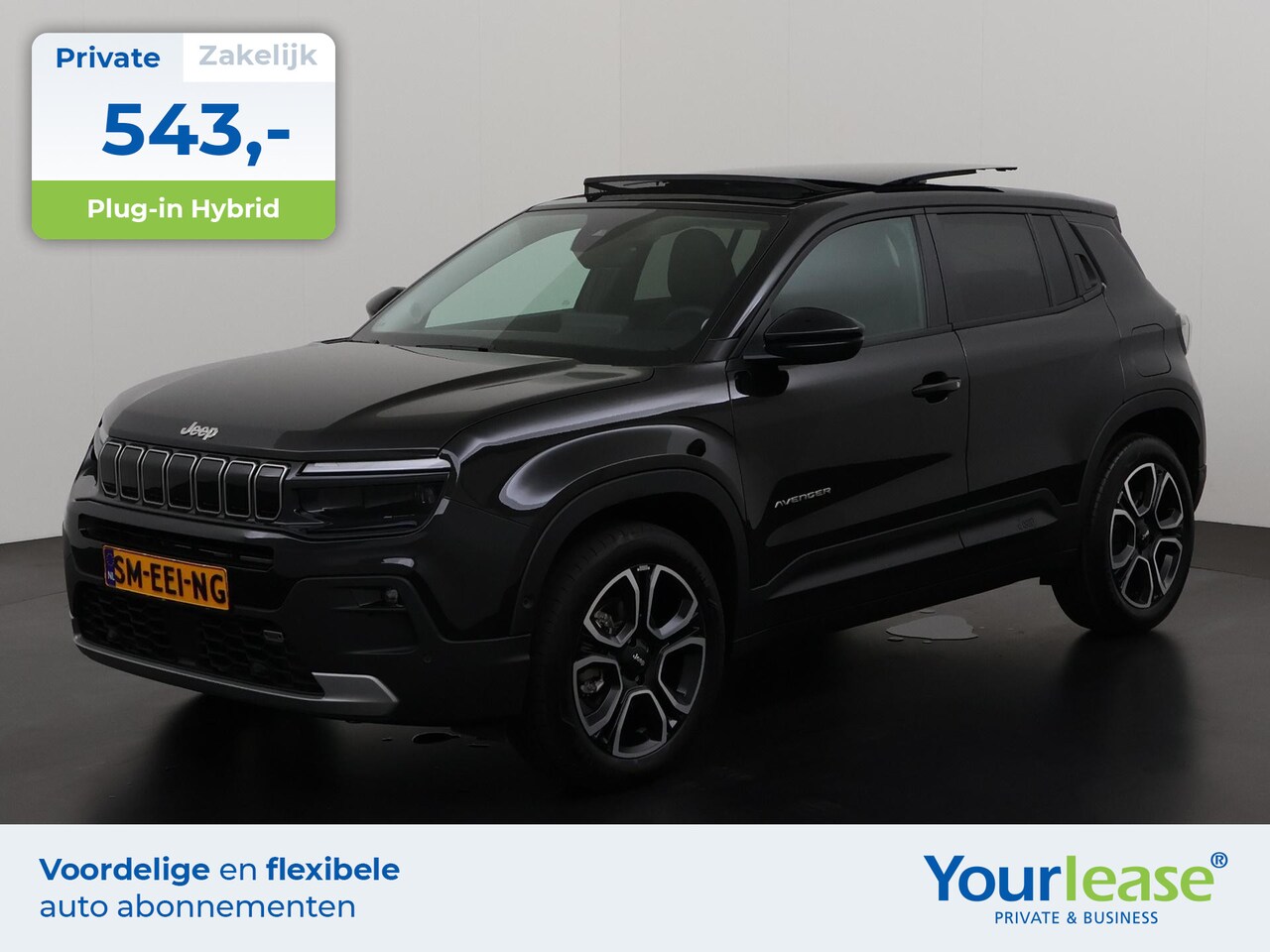 Jeep Avenger - 1.2 e-Hybrid Summit DCS Automaat Schuifdak | All-in 543,- Private Lease | Zondag Open! - AutoWereld.nl
