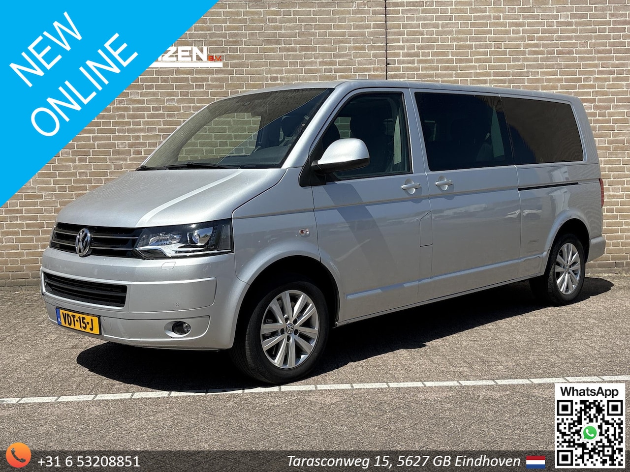 Volkswagen Transporter - 2.0 TDI L2H1 DC Highline | € 8.950,- NETTO! | Bijrijdersbank | DSG | Climate | Cruise | Na - AutoWereld.nl