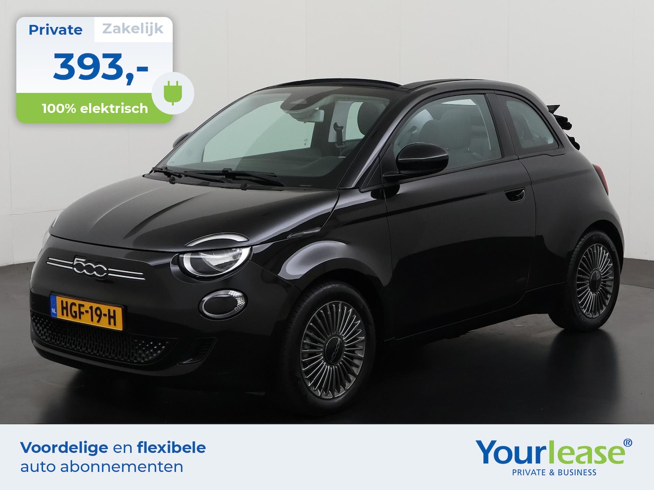 Fiat 500 C - Icon 42 kWh | All-in 393,- Private Lease | Zondag Open! - AutoWereld.nl