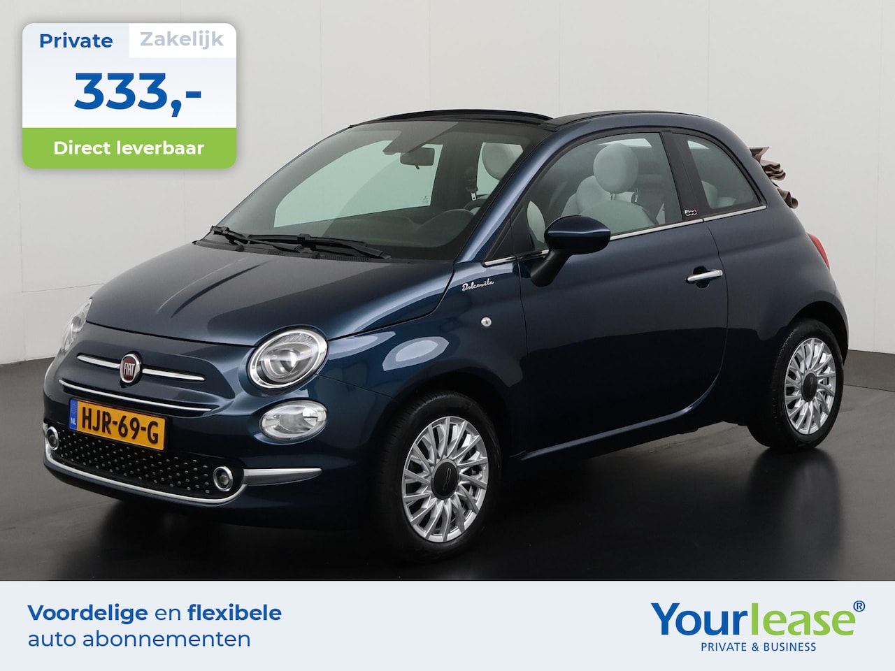 Fiat 500 C - 1.0 Hybrid | All-in 333,- Private Lease | Zondag Open! - AutoWereld.nl