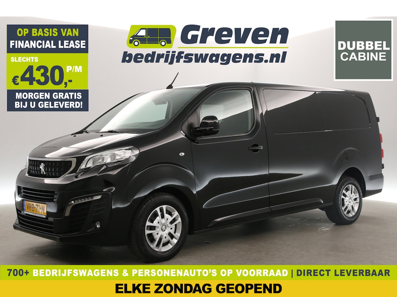 Peugeot Expert - 2.0 BlueHDI L3H1 145PK Dubbele Cabine Airco Camera Carplay Cruise 5 Pers Navi PDC Trekhaak - AutoWereld.nl