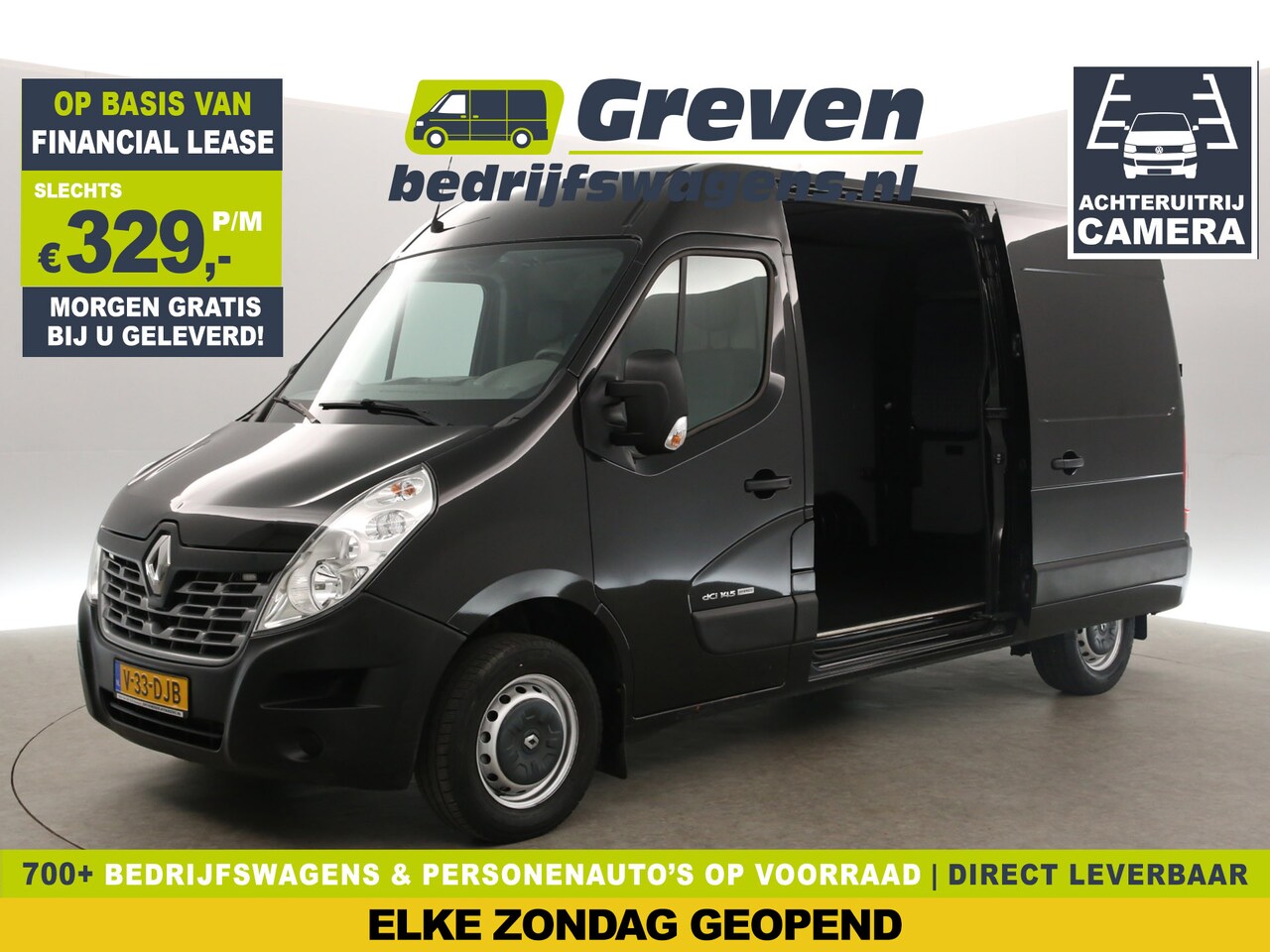 Renault Master - T35 2.3 dCi L2H2 146PK Airco 2xSchuifdeur Cruise Camera PDC 3 Persoons Elektrpakket Trekha - AutoWereld.nl