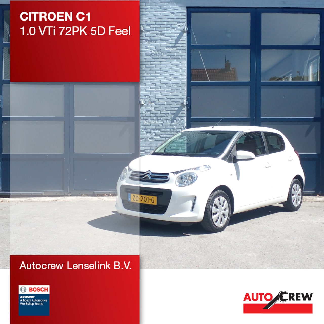Citroën C1 - 1.0 VTi 72PK S&amp;S 5D Feel | Origineel NL | - AutoWereld.nl