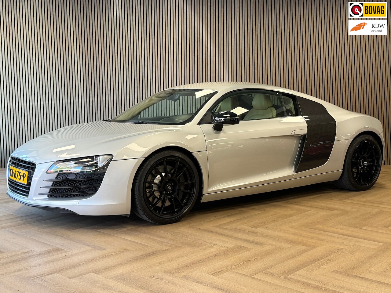 Audi R8 - 4.2 V8 FSI AUT. AIRCO CRUISE NAVIGATIE LEDER STOELVERWARMING - AutoWereld.nl