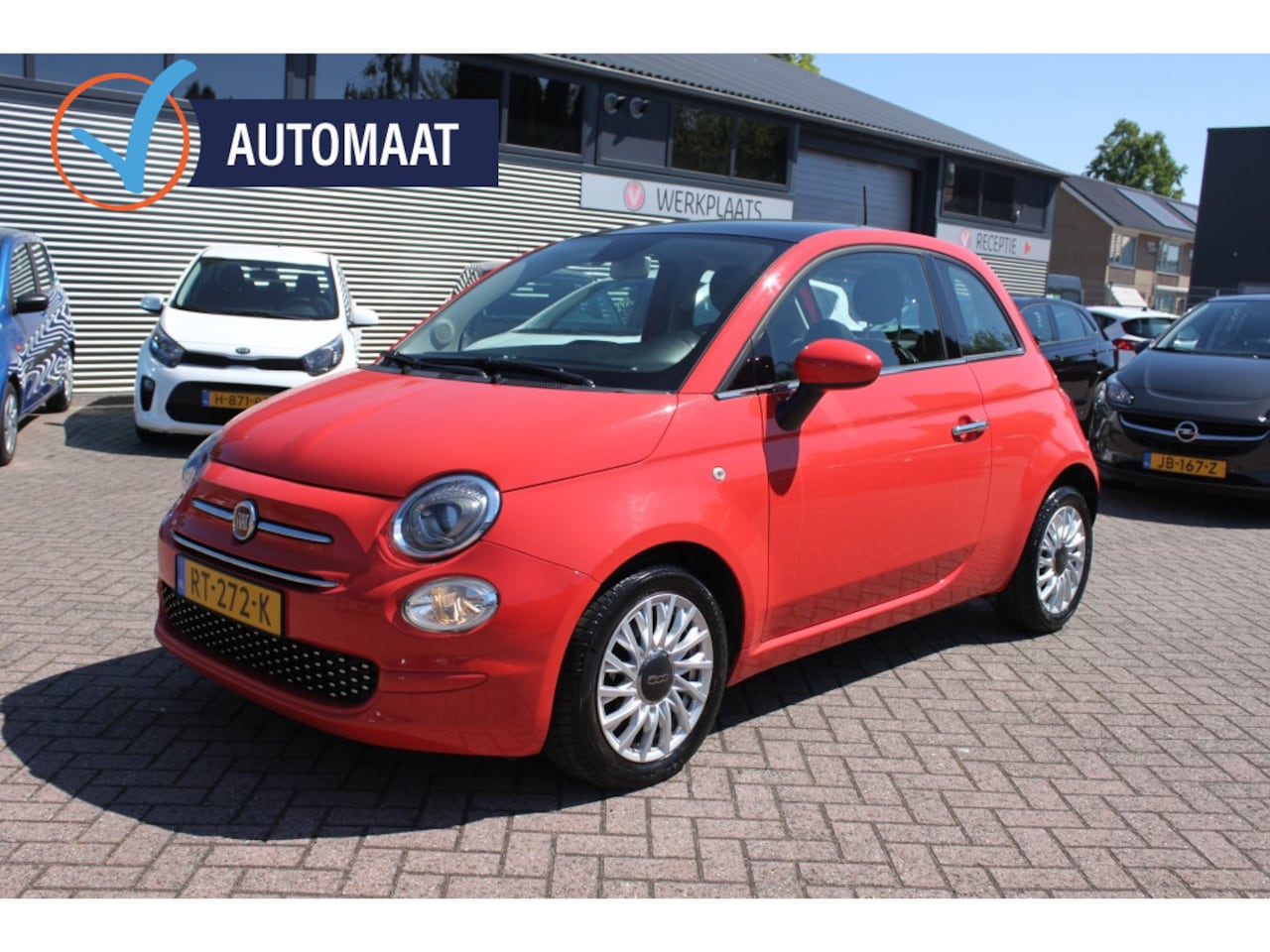 Fiat 500 - 0.9 TwinAir T Lounge, automaat, navigatie. - AutoWereld.nl