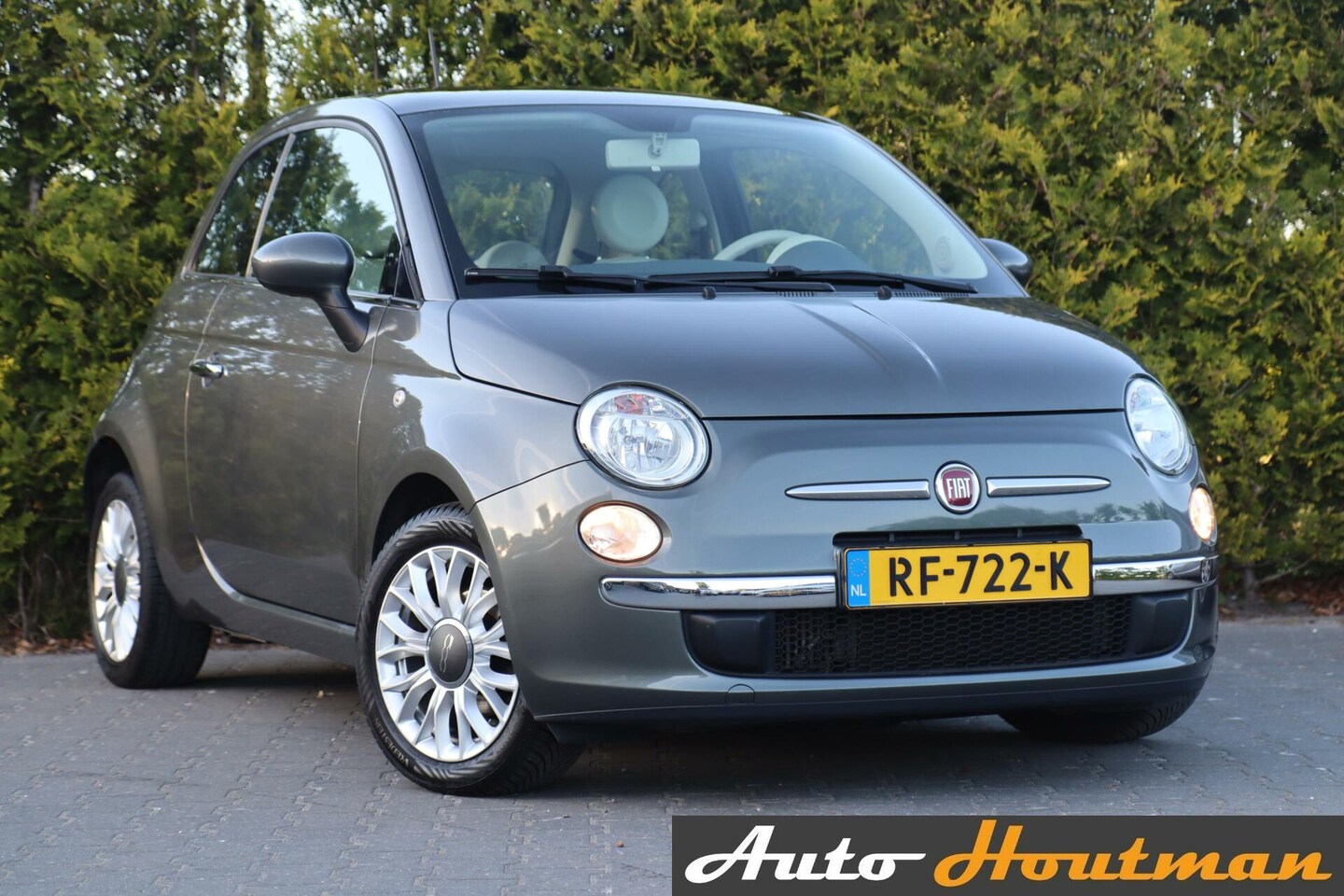 Fiat 500 - 0.9 TwinAir Turbo Lounge Panodak|Blue & Me|Ecc|Lmv|Elektr. pakket|Multi stuur. - AutoWereld.nl