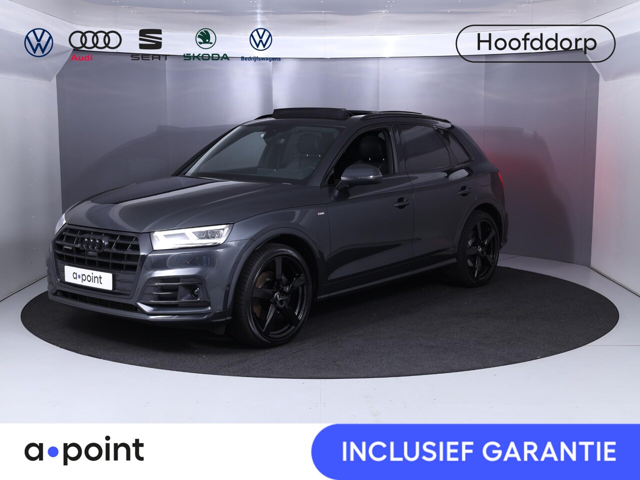 Audi Q5 - 55 TFSI e quattro Competition 367pk Plug in Hybrid | Panoramadak | Diamond stitching leder - AutoWereld.nl
