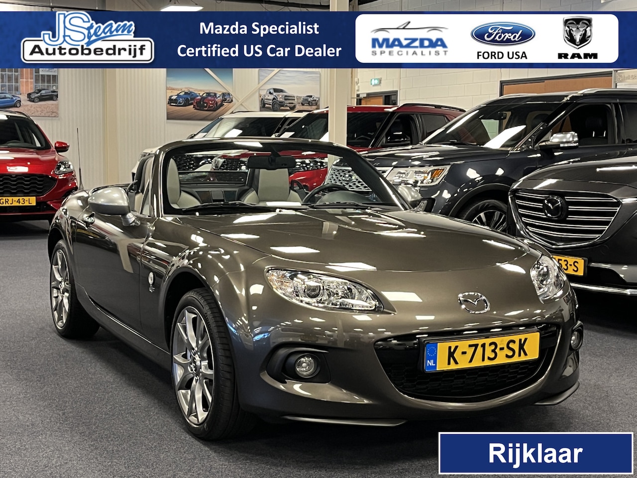 Mazda MX-5 - NC Roadster 1.8i Silver Edition Airco Leder Navi Cruise - AutoWereld.nl
