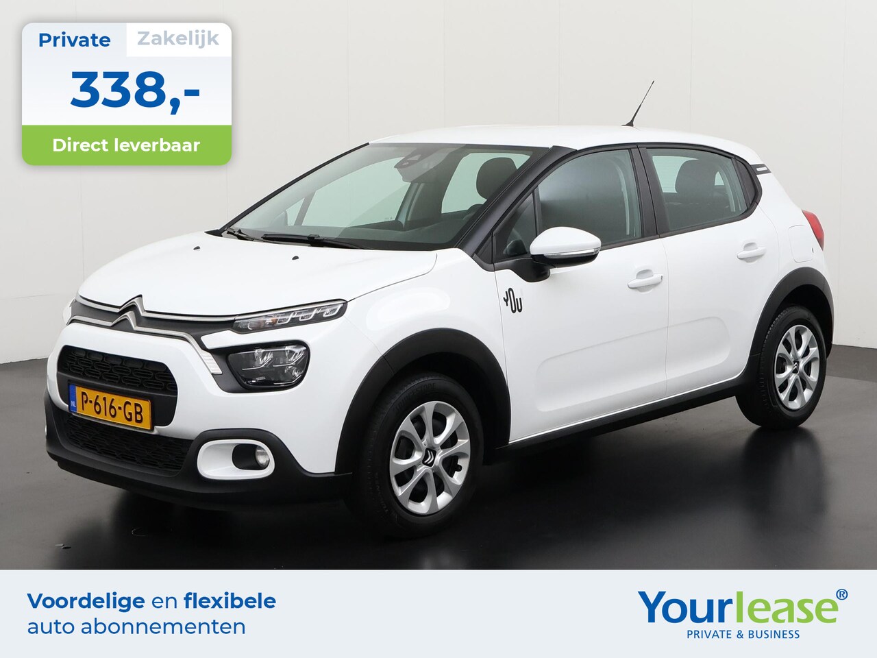 Citroën C3 - 1.2 PureTech You | All-in 338,- Private Lease | Zondag Open! - AutoWereld.nl